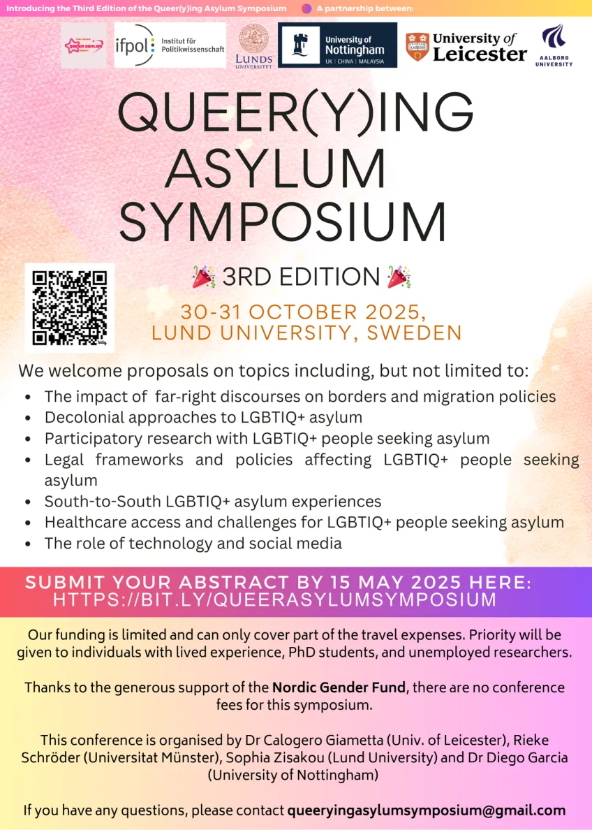 A poster for a symposium.